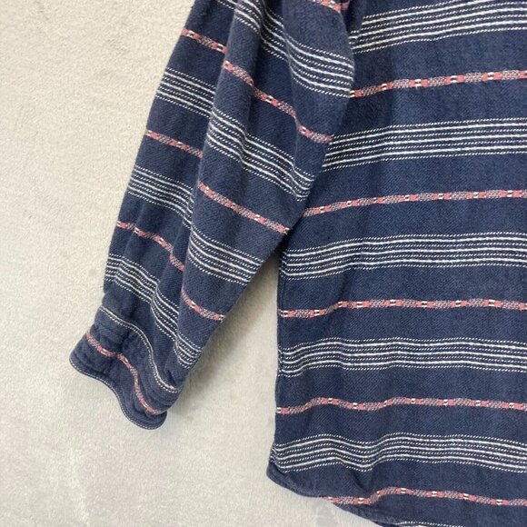 VTG Alaska Wilderness Flannel Shirt Mens XXL Striped Button Long Sleeve 90s Y2K - Picture 8 of 12